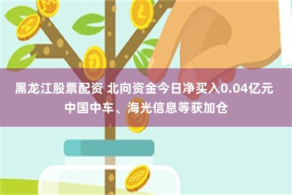 黑龙江股票配资 北向资金今日净买入0.04亿元 中国中车、海光信息等获加仓